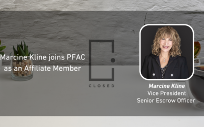 Marcine Kline Joins PFAC as an Affiliate Member